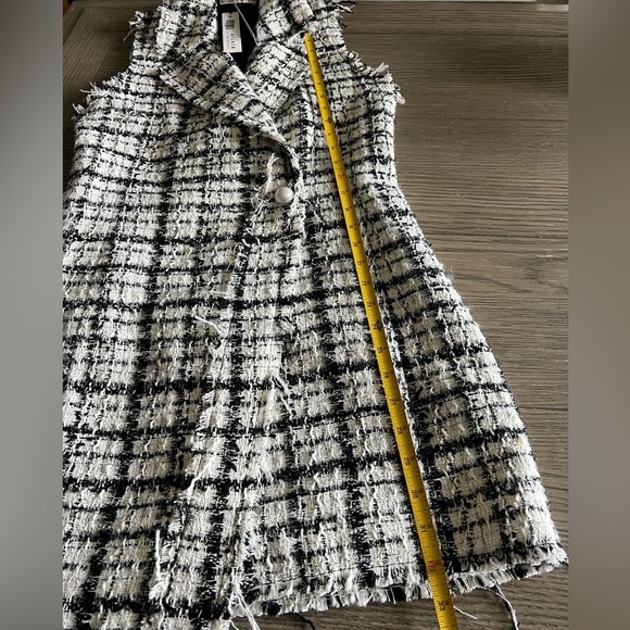 Alice + Olivia Meri Asymmetric Tweed Mini Dress sz 2 NWT 495 - Picture 10 of 16